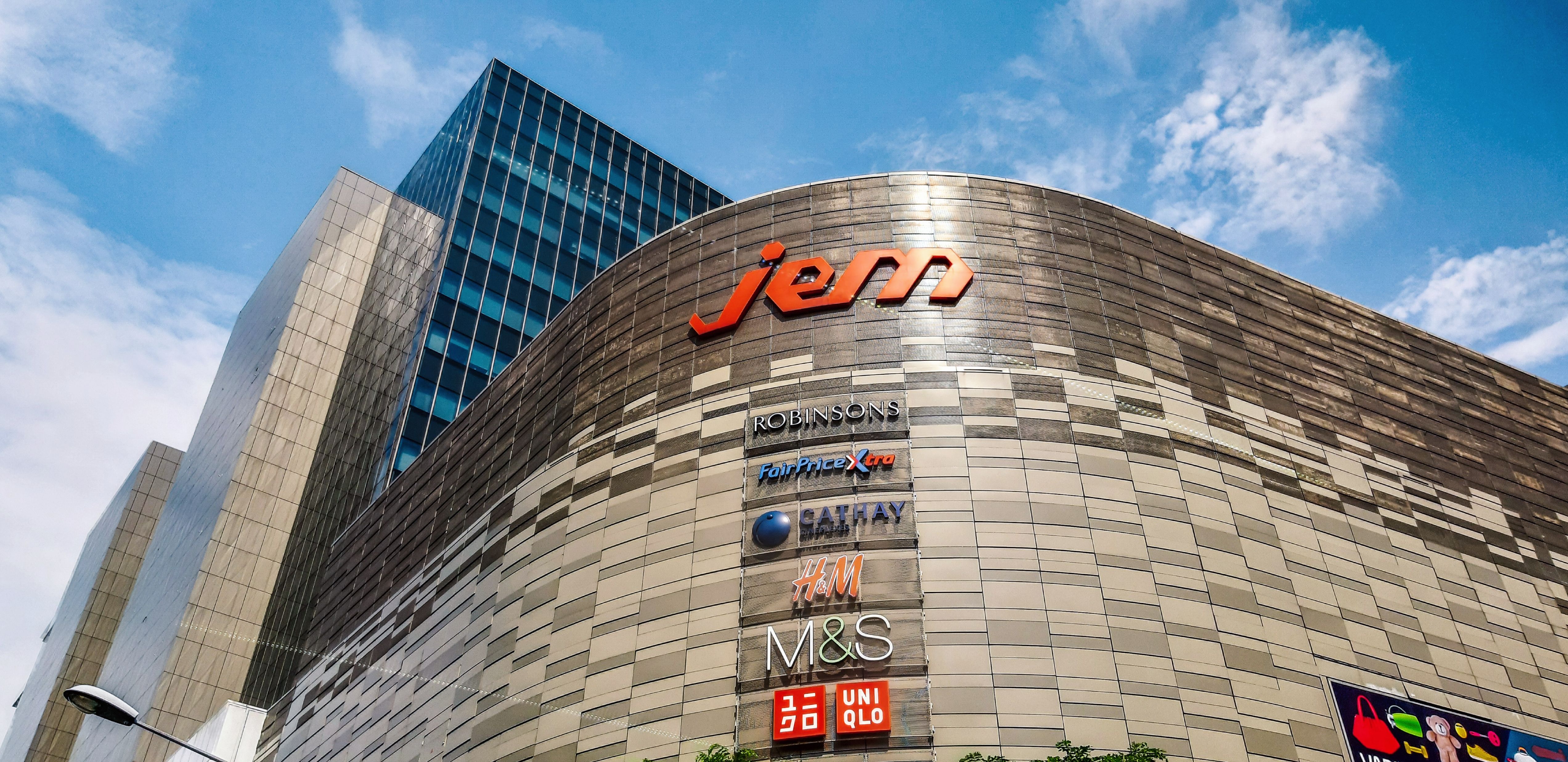 JEM Mall exterior at Jurong East