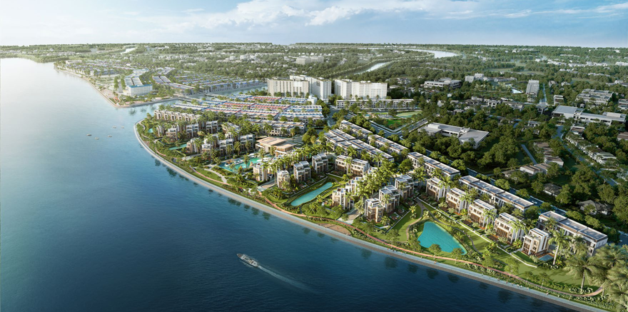 Site plan highlighting access to expressways and local transport